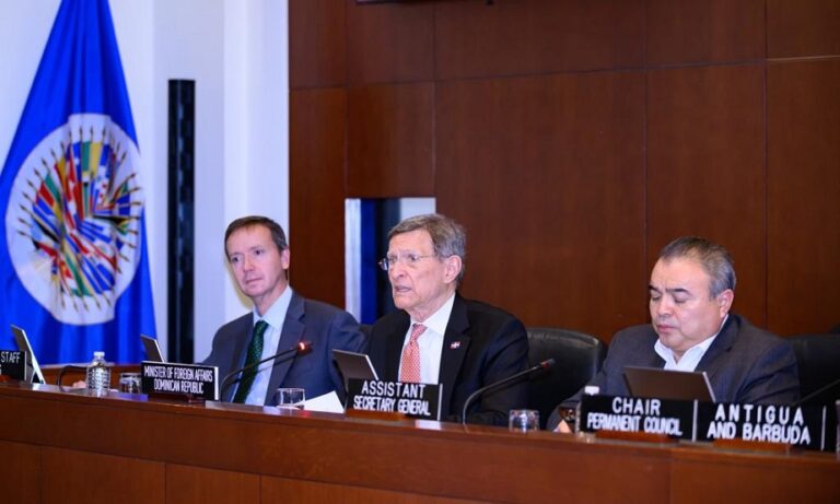RD presenta los riesgos que implica la construcción del canal ilegal haitiano ante el Consejo Permanente de la OEA