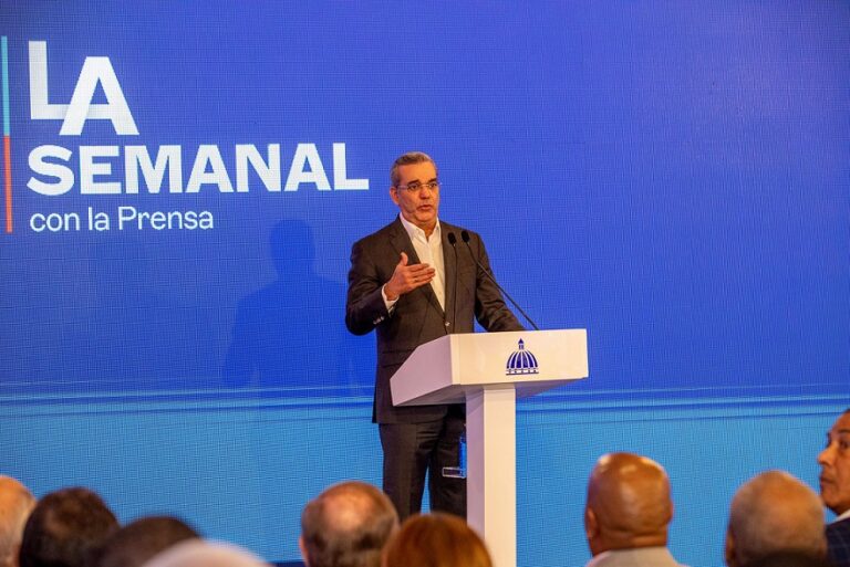 “En tres años hemos incautado 26 toneladas de drogas más que en los gobiernos del PLD”, señaló el presidente Abinader en su informe semanal con la prensa.