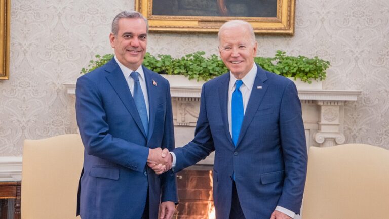 Presidente Joe Biden reconoció  antes su homólogo dominicano, Luis Abinader, que las relaciones con RD están en su mejor momento