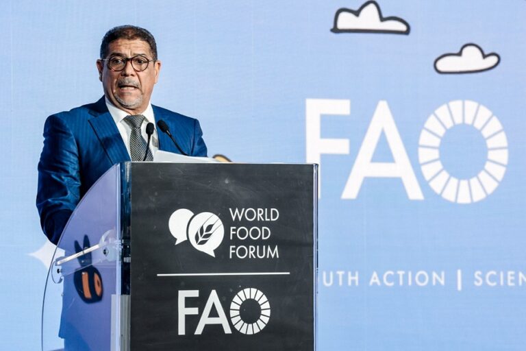 El mundo debe gastar menos en armamento y más en comida, dijo Limber Cruz en Foro de la FAO