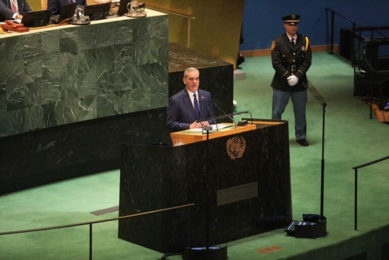 Abinader reclama ante la 80.ª Asamblea General de ONU acción urgente ante la crisis haitiana y llama a renovar el multilateralismo